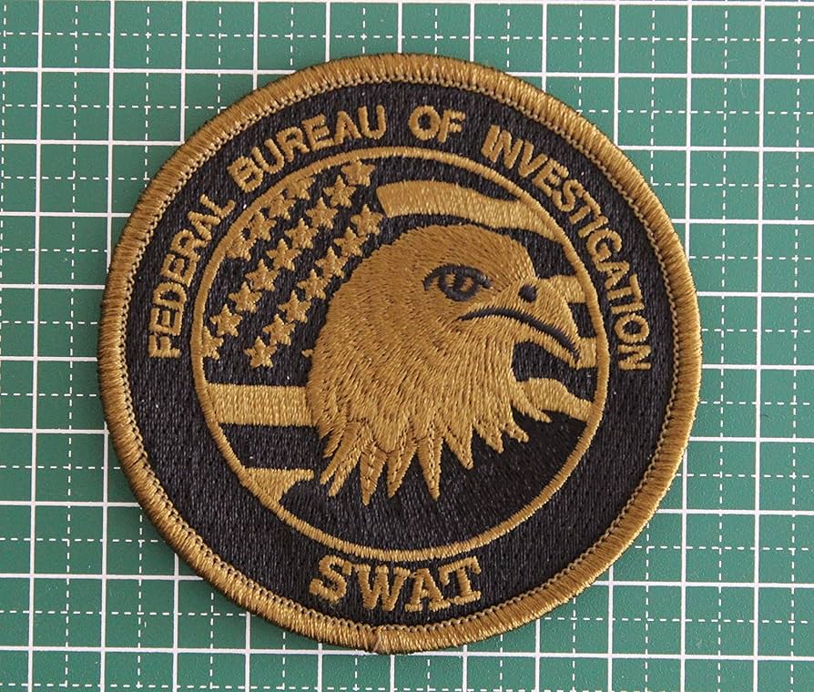 Amazon.co.jp: ワッペン屋Dongri FBI SWAT 特殊部隊 刺繍